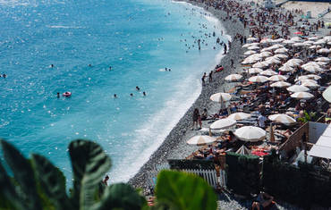 Winter Immobilier - Tourisme à Nice - La plage du Carras - plage-du-carras