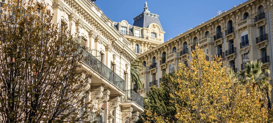 Vue immeuble bourgeois cimiez
